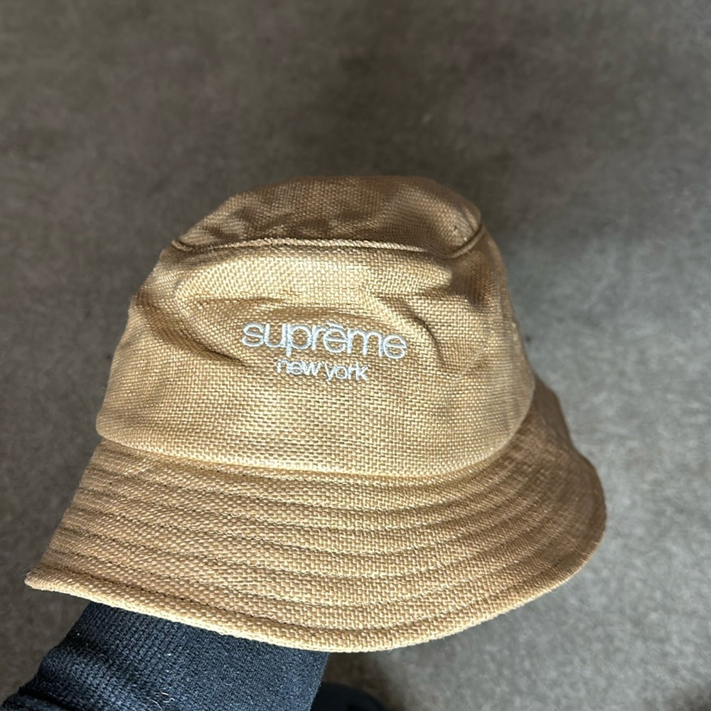 Supreme New York Classic Logo Crusher Bucket Hat